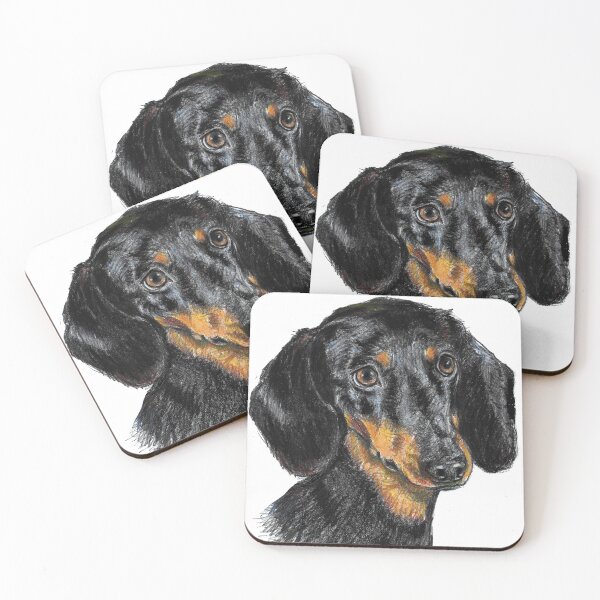 Item preview, Dachshund illustration designed and sold by dizzycatbiz.
