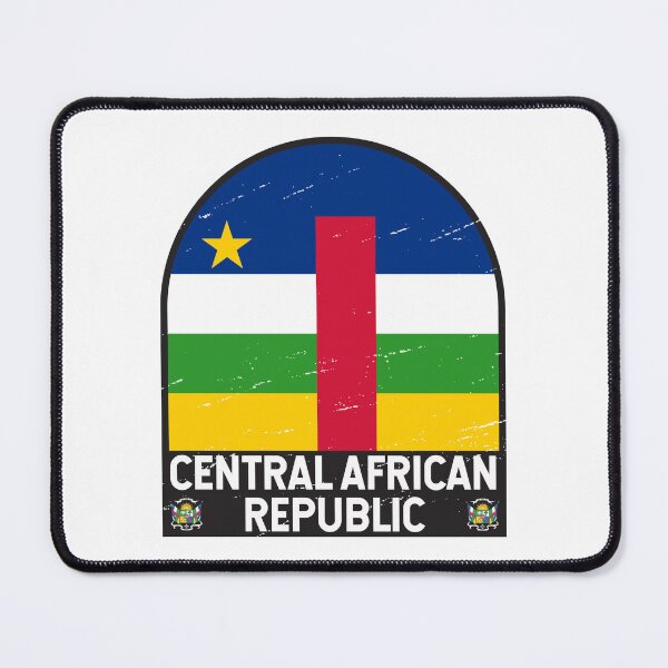 Item preview, Central African Republic Flag Emblem Distressed Vintage designed and sold by KrisSidDesigns.