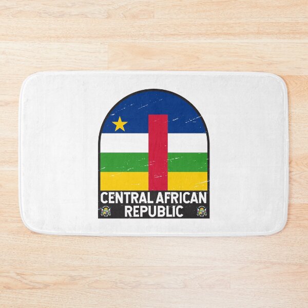 Item preview, Central African Republic Flag Emblem Distressed Vintage designed and sold by KrisSidDesigns.