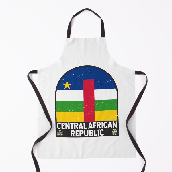 Item preview, Central African Republic Flag Emblem Distressed Vintage designed and sold by KrisSidDesigns.