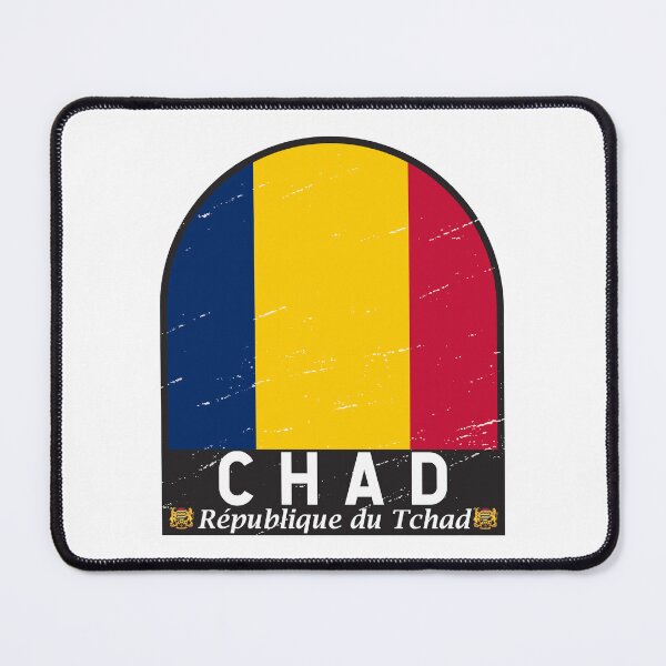 Item preview, Chad Flag Emblem Distressed Vintage designed and sold by KrisSidDesigns.