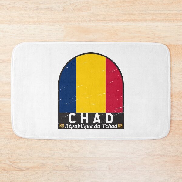 Item preview, Chad Flag Emblem Distressed Vintage designed and sold by KrisSidDesigns.