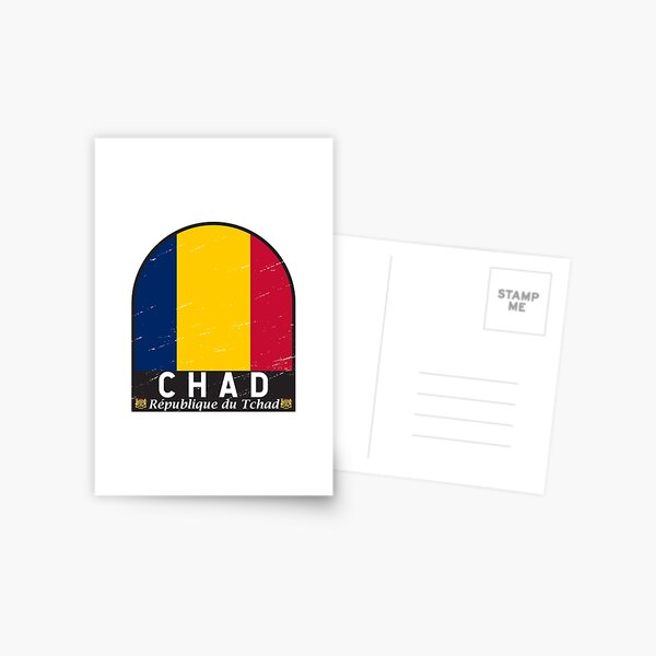 Item preview, Chad Flag Emblem Distressed Vintage designed and sold by KrisSidDesigns.