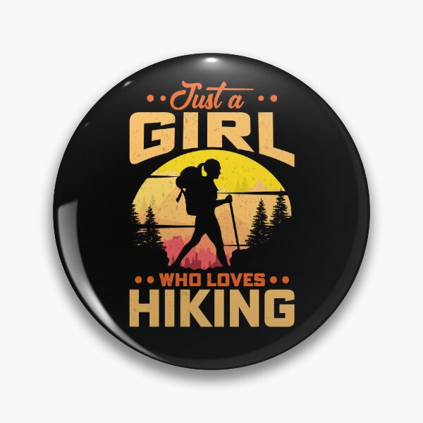 Item preview, Just a Girl who Loves Hiking designed and sold by Lonesome-Fox.