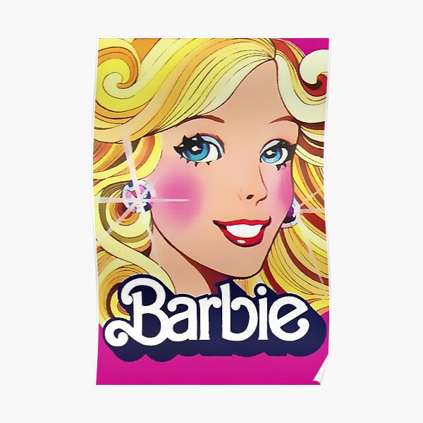 Vintage Barbie Poster For Sale By Tracybackman Redbubble 4459