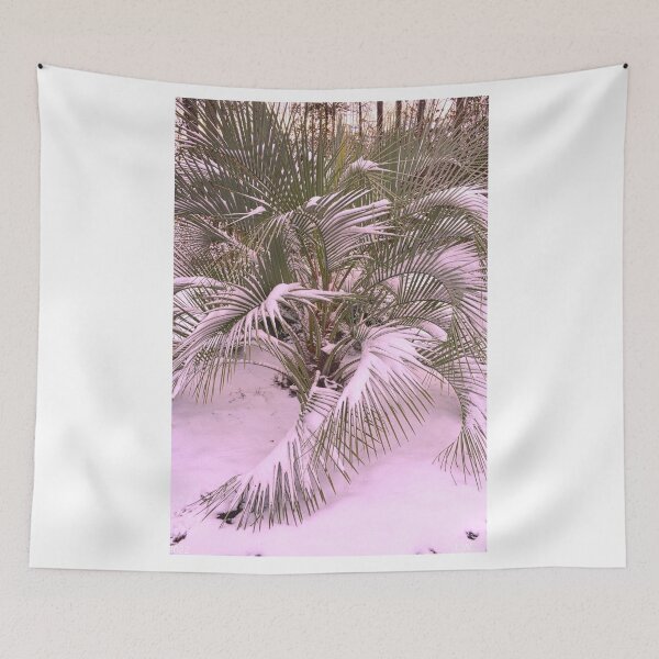 Item preview, Snowy Palm Tree Vertical designed and sold by LisaWootenPhoto.