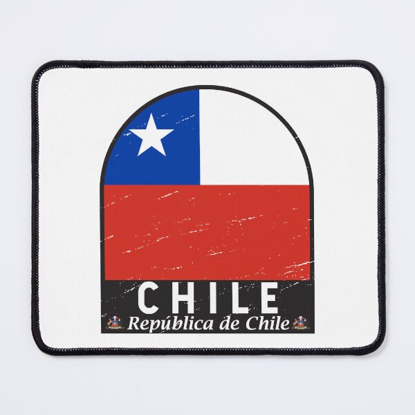 Item preview, Chile Flag Emblem Distressed Vintage designed and sold by KrisSidDesigns.