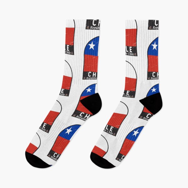 Item preview, Chile Flag Emblem Distressed Vintage designed and sold by KrisSidDesigns.