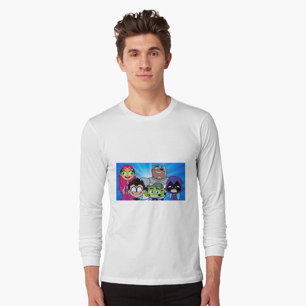 Teen Titans Go Logo Long Sleeve T Shirt