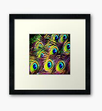 Blue Pac Man Framed Print
