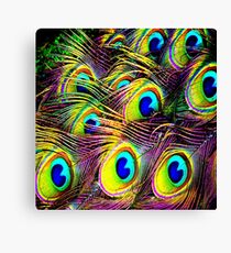Blue Pac Man Canvas Print