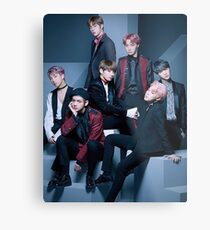 BTS- Group Metal Print