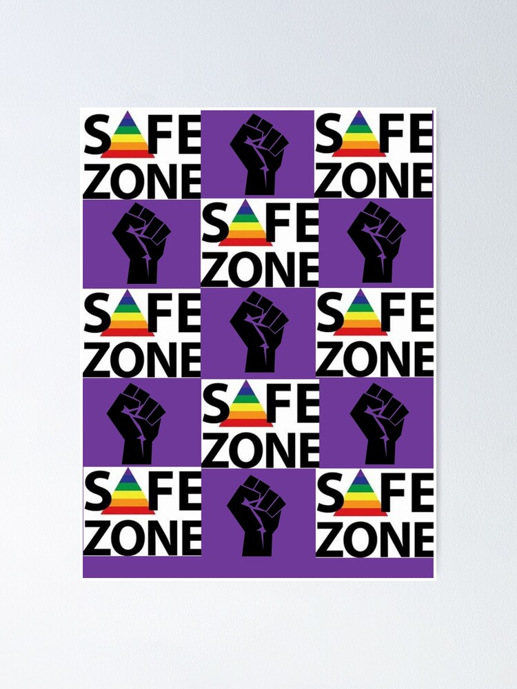 safe-zone-poster-for-sale-by-angelarikki22-redbubble