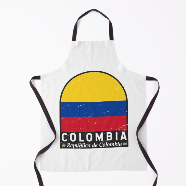 Item preview, Colombia Flag Emblem Distressed Vintage designed and sold by KrisSidDesigns.