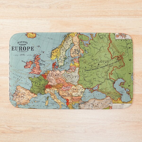 Item preview, Vintage Map of Europe designed and sold by SuziQPrayers427.