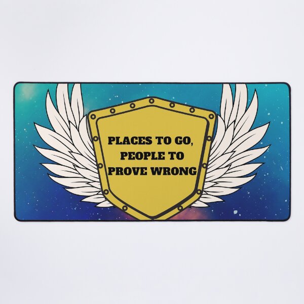 Item preview, Inspirational "People to prove wrong" Bronze Warrior Shield designed and sold by Write-to-Rebel.