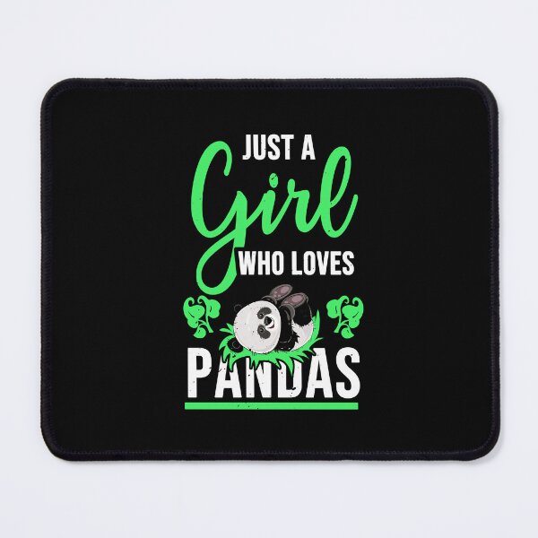 Item preview, Just A Girl Who Loves Pandas designed and sold by titanosdesign.