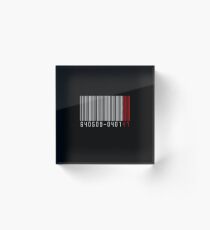 barcode Acrylic Block