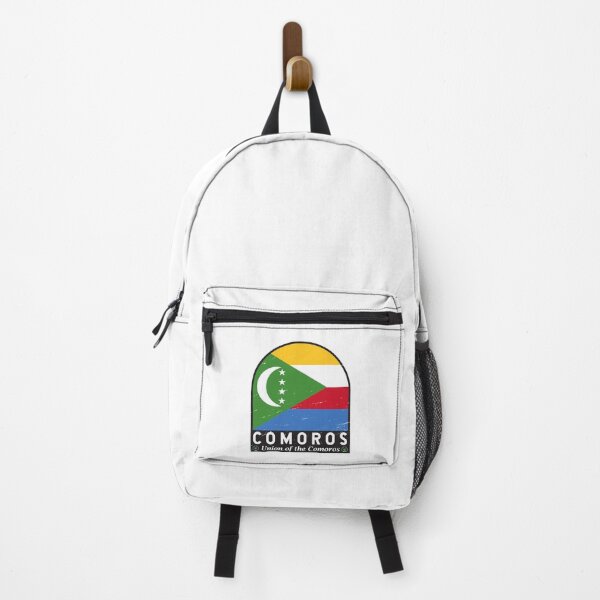 Item preview, Comoros Flag Emblem Distressed Vintage designed and sold by KrisSidDesigns.