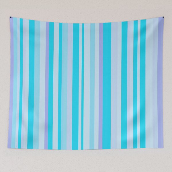 Item preview, Ocean Blue and Periwinkle Purple Stripes designed and sold by fontspree.