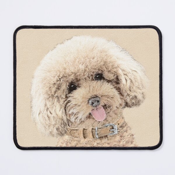 Item preview, Poodle Toy Miniature Apricot Cream Brown designed and sold by alpendesigns.