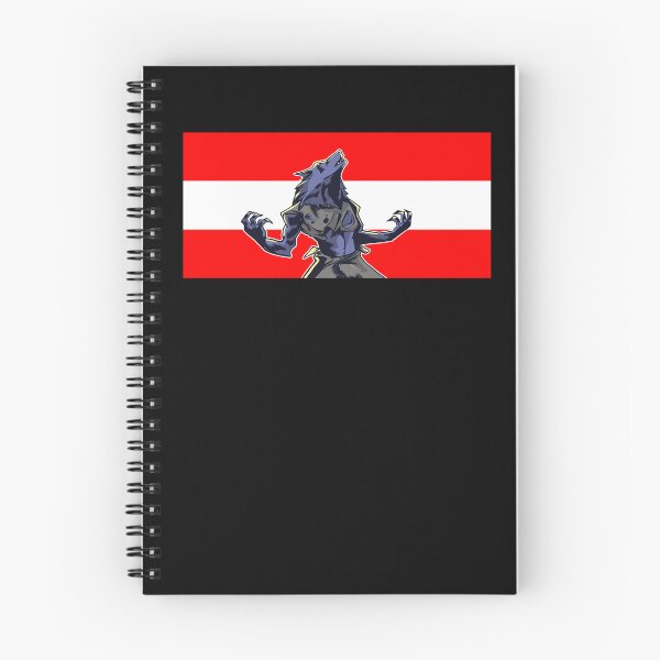 Item preview, Wolf Austria a werewolf in front of an Austria flag designed and sold by ReneMM.