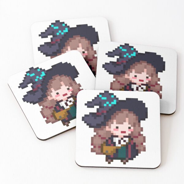 Artikelvorschau, Kleine Hexe im Wald Pixel Ellie entworfen und verkauft von HelloBujo.