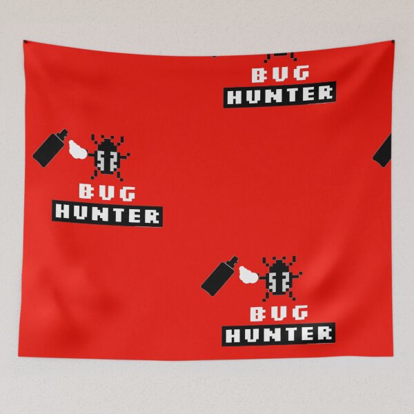 Item preview, Funny programmer Bug Hunter designed and sold by Boztik-Designs.