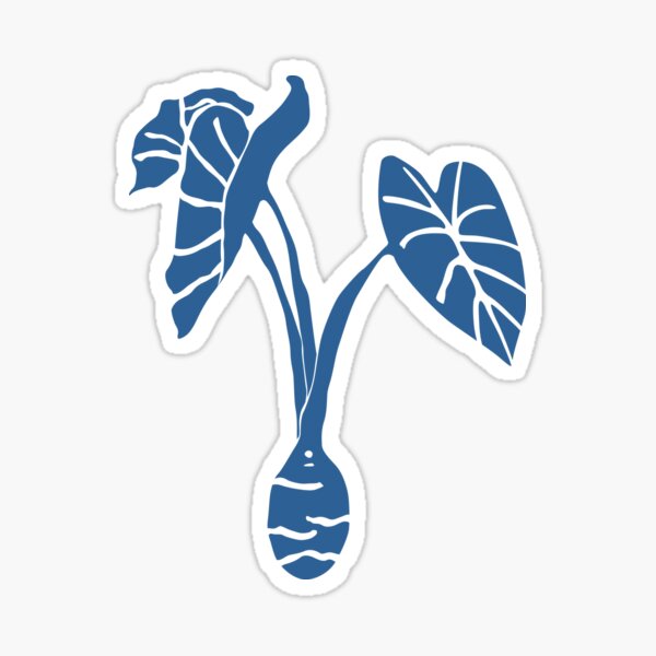 Vista previa del artículo con la obra «Taro plant hawaii souvenir poi», diseñado y vendido por dai-dai.