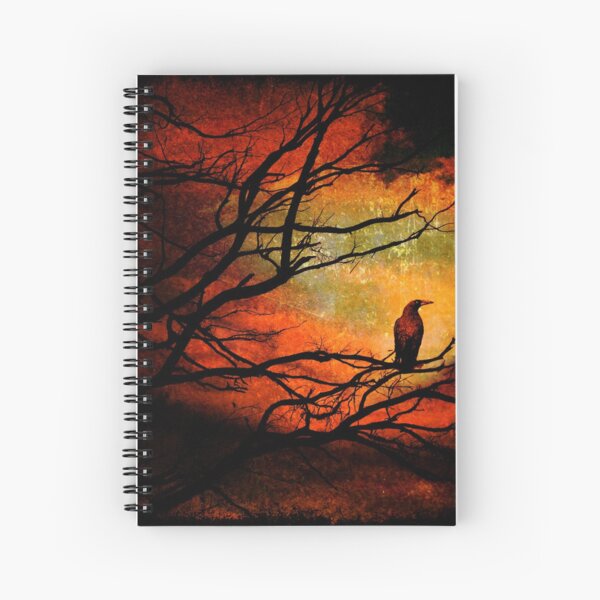 Basho's Crow Spiral Notebook
