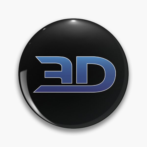 Item preview, 3D Minimal Blue Logo designed and sold by Team3DMJ.