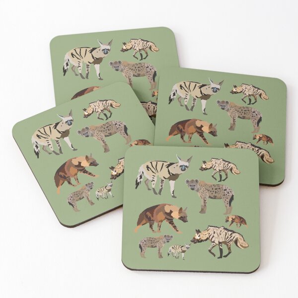 Item preview,  H is for Hyena,Hyena Illustration – Bold and Wild African Carnivore Artwork designed and sold by PrettylittlepastelUk.