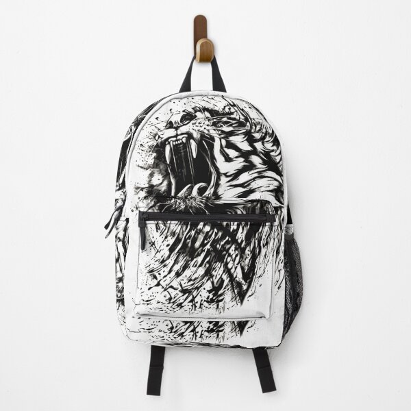 Item preview, Roaring Black and White Tiger - Tiger Lover designed and sold by TheEndlessStore.