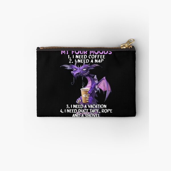 Item preview, My Four Moods I Need Coffee I Need A Nap Dragon Coffee Lover designed and sold by Bridge Galson.