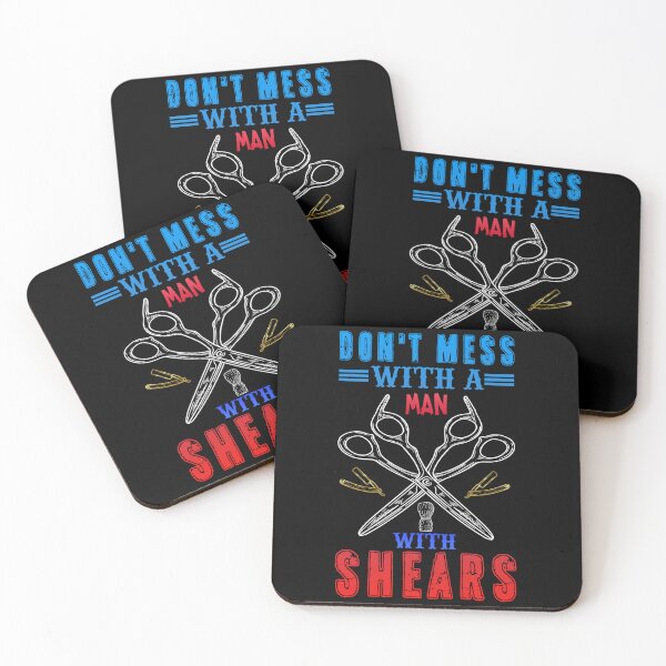 Item preview, DON'T MESS WITH A MAN WITH SHEARS designed and sold by lukas69graphic.