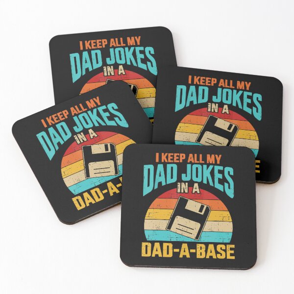 Item preview, I Keep All My Dad Jokes In A Dad-A-Base Vintage Fathers Day designed and sold by Bridge Galson.