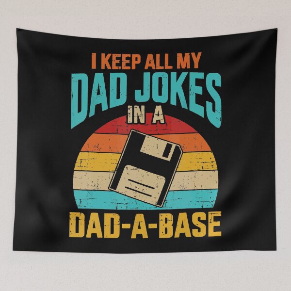Item preview, I Keep All My Dad Jokes In A Dad-A-Base Vintage Fathers Day designed and sold by Bridge Galson.