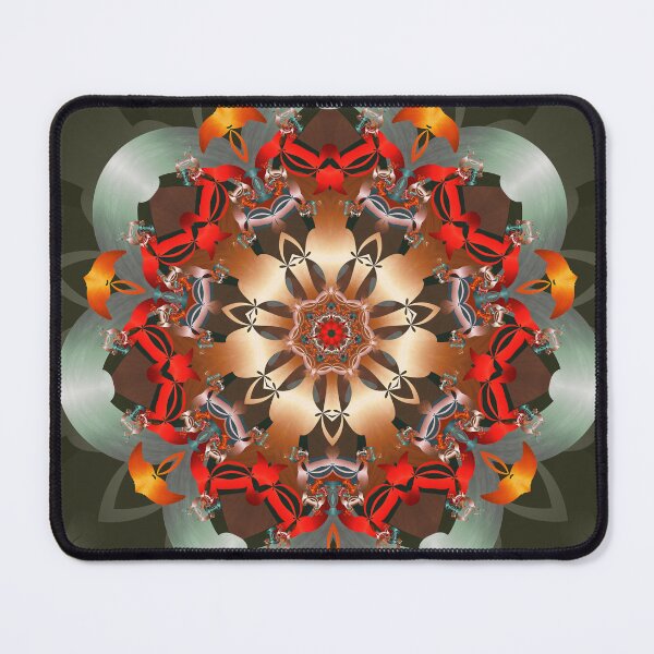 Item preview, Enlighten Mandala designed and sold by Kelly Dietrich Mandala & Fractal Art.
