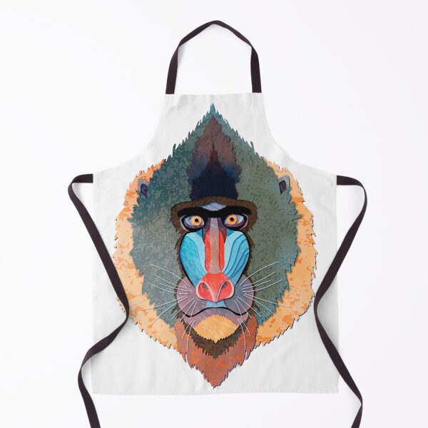 Item preview, the muzzle of a monkey with a blue muzzle designed and sold by Kosinskaya.