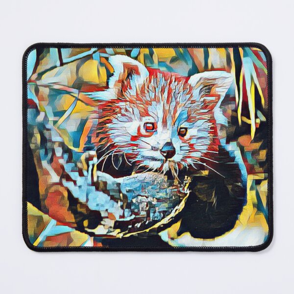 Item preview, Modern Pop Art Portrait Red Panda Art designed and sold by TheWildFlix.