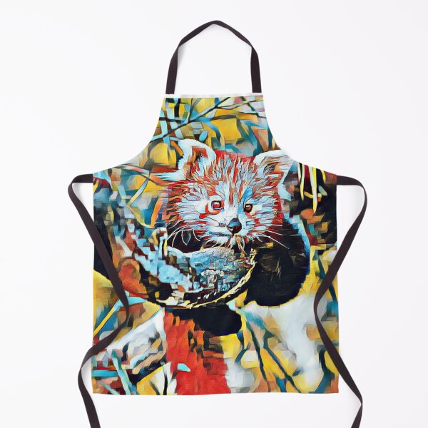 Item preview, Modern Pop Art Portrait Red Panda Art designed and sold by TheWildFlix.