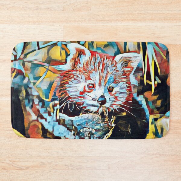 Item preview, Modern Pop Art Portrait Red Panda Art designed and sold by TheWildFlix.