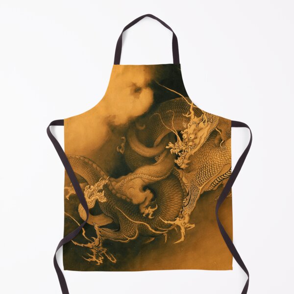 Item preview, Two Dragons in Clouds by Kanō Hōgai (1885) designed and sold by allhistory.