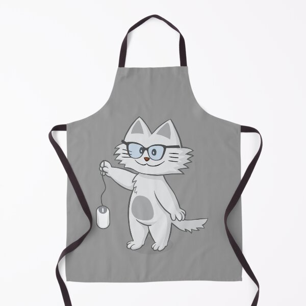 Item preview, Cartoon Cat Holding A Computer Mouse designed and sold by artado.