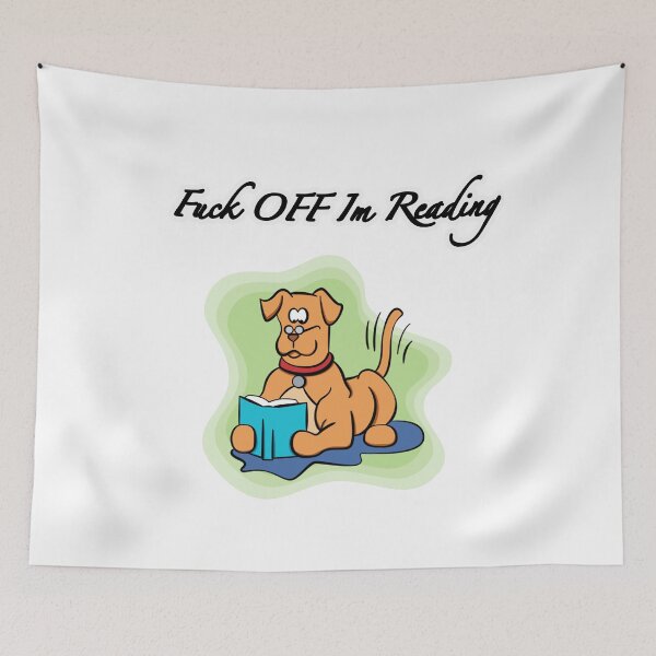 Item preview,  fuck off im reading designed and sold by NEW-YORK-STYLE.