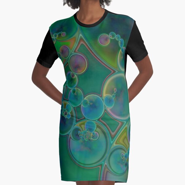 Celestial Spheres 4 Graphic T-Shirt Dress