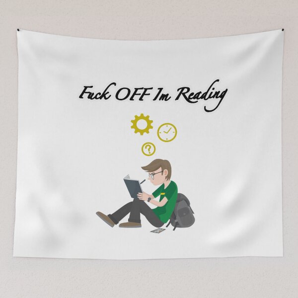 Item preview,  fuck off im reading designed and sold by NEW-YORK-STYLE.