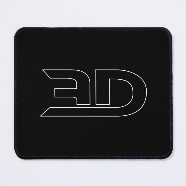 Item preview, 3D Minimal Logo - Black designed and sold by Team3DMJ.
