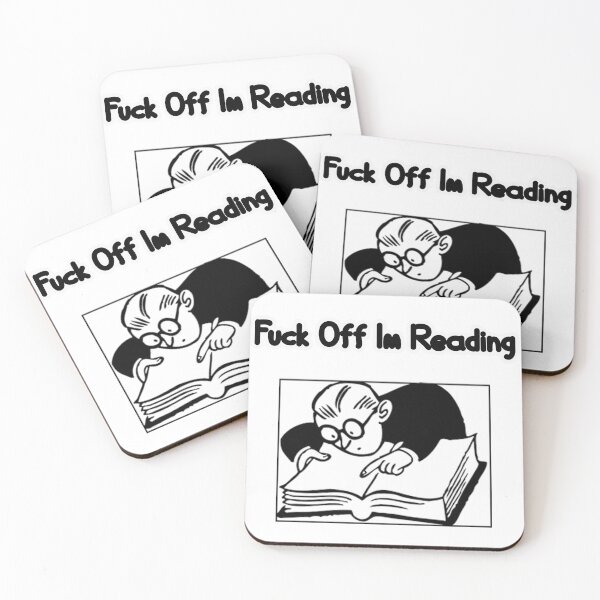 Item preview,  fuck off im reading designed and sold by NEW-YORK-STYLE.