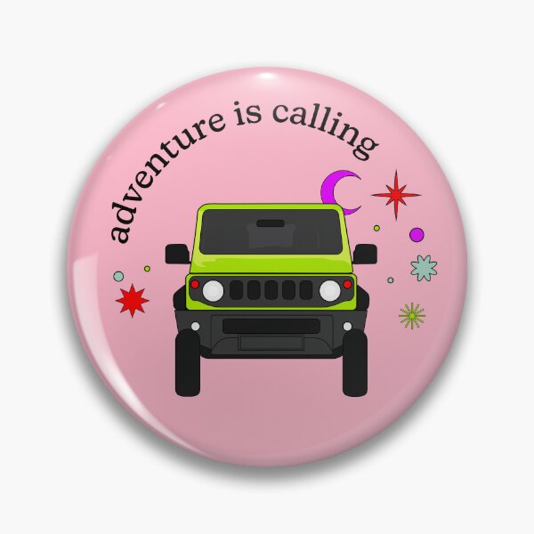 Item preview, Kinetic Yellow Suzuki Jimny | Adventure is Calling designed and sold by stoicjimny.